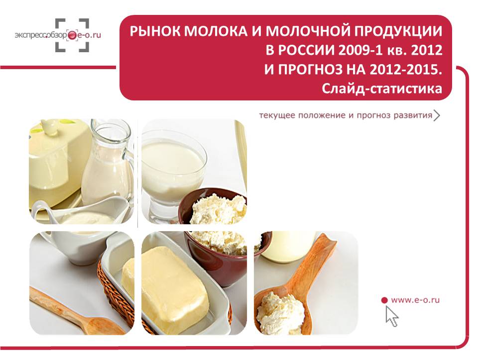 исследование рынка молока и молочной продукции. Анализ молочной отрасли