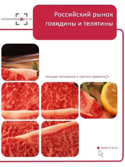 Рынок говядины и телятины в России: данные 2023 и итоги 2022, прогноз до 2026
