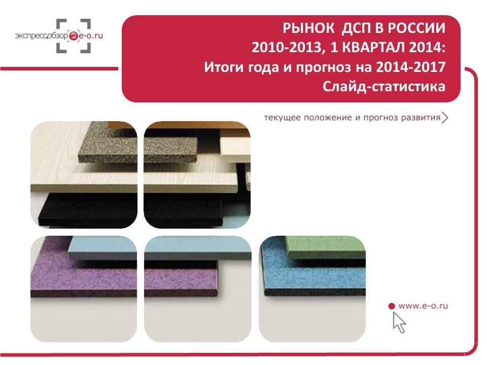 Рынок ДСП в России 2013: итоги года, прогноз на 2014-2017