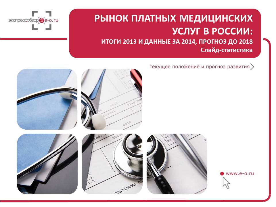 Рынок платных медицинских услуг в России: данные 2019 и итоги 2018, прогноз до 2019