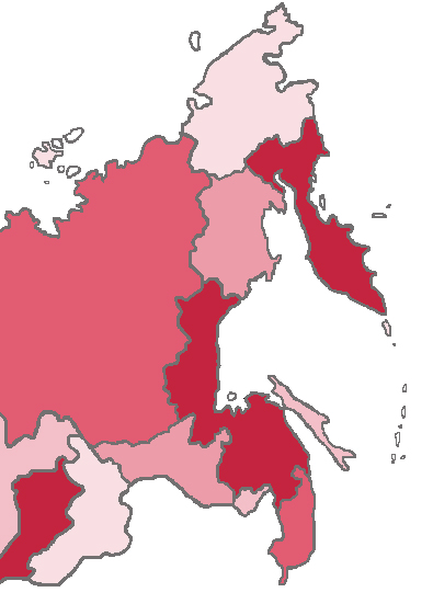 интенсивность спроса на шкафы в России 2011