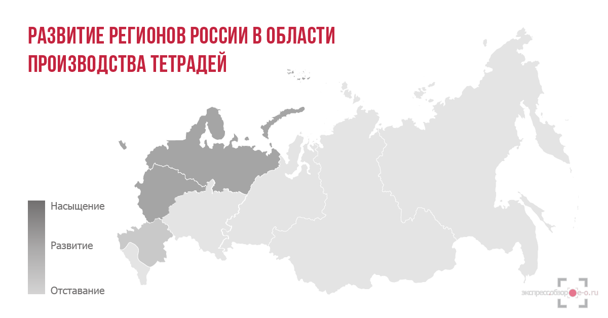 Производство тетрадей в России